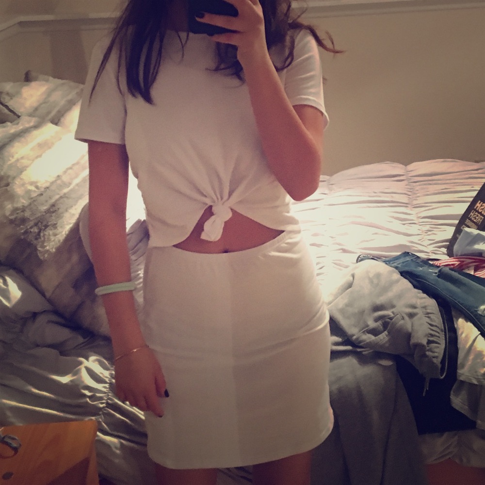 White dress